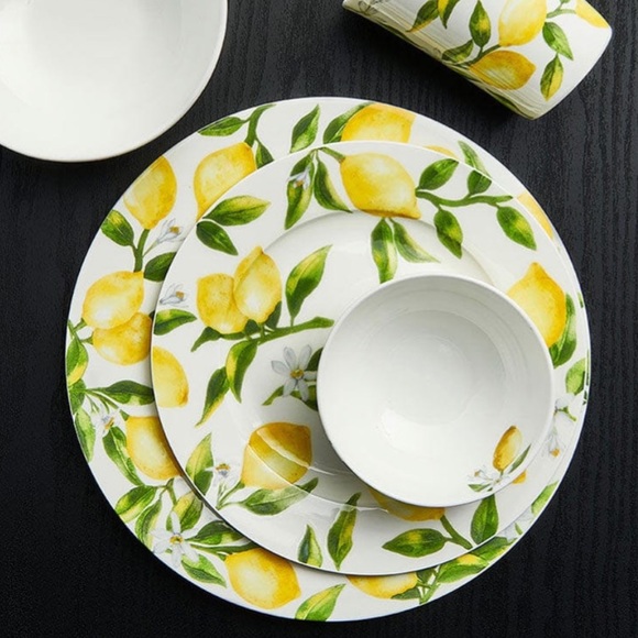 Mikasa Lemon 🍋 bowls s/4 - Picture 4 of 5